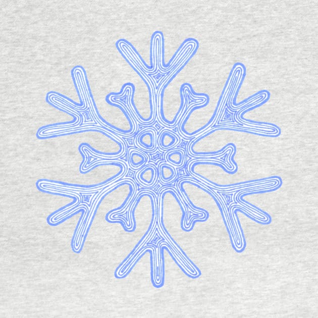 Snowflake (blue) by calenbundalas